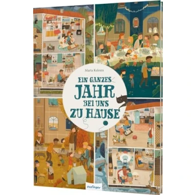 Abbildung von Ein ganzes Jahr bei uns zu Hause: Willkommen im bunten Wimmel Haus, Bilderbuch ab 3
