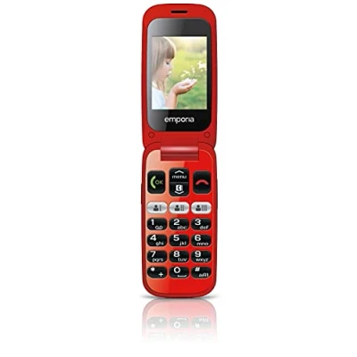 Abbildung von Emporia One Klapphandy (4,32 cm/1,7 Zoll, 2 MP Kamera)