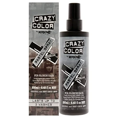 Abbildung von Crazy Color Pastell Haarspray Graphit 250 ml