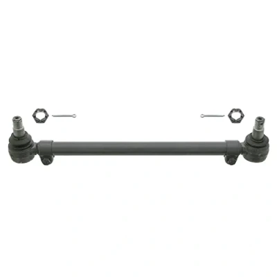 Abbildung von febi BILSTEIN 27845 Lenkstange vom 1. Lenkzwischenhebel zum 2. mit Kronenmutter und Splint Plus