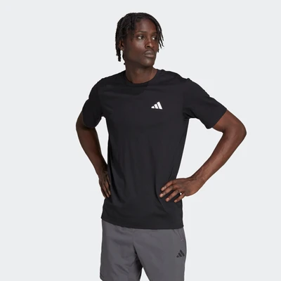 Abbildung von adidas Performance Train Essentials Feelready Sport Tshirt, Herren, Größe: 4XL, Black/white