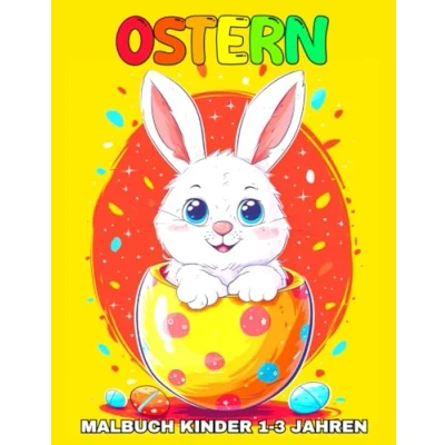 Abbildung von Ostern Malbuch für Kinder 1 3 Jahren: Ausmalbilder Kleinkinder mit Osterhasen, Ostereiern, Kücken und Mehr
