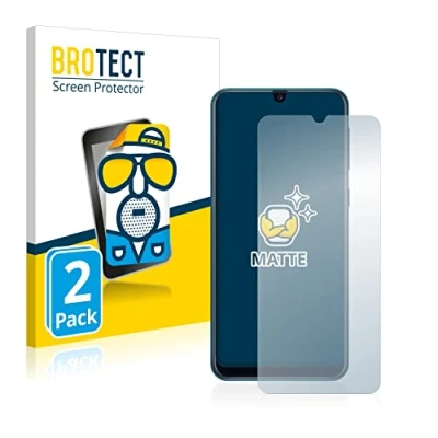 Abbildung von BROTECT Entspiegelungs Schutzfolie für Samsung Galaxy M21 (2 Stück) Matte Displayschutz Folie, Anti Reflex, Fingerprint