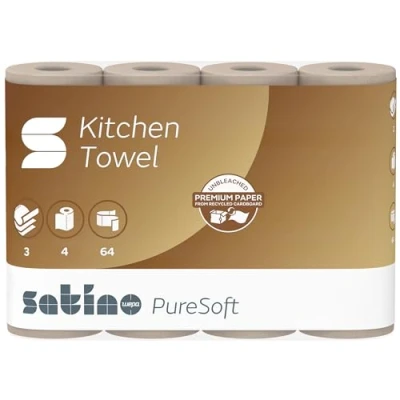 Abbildung von Satino Küchenrolle PureSoft 175890 4 Stück