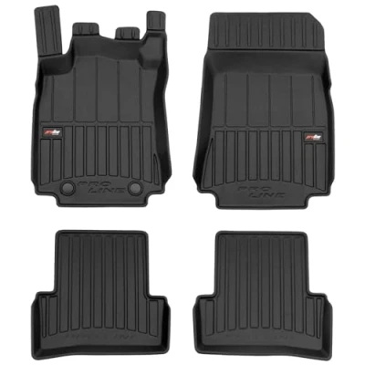 Abbildung von M MOTOS Gummimatten Auto Fussmatte passt für Renault Modus 2004 2012 Verbessern Sie Ihren Reisekomfort mit Antirutschmatte 3D Allwetter fußmatten Auto, Schutz vor Verschmutzung