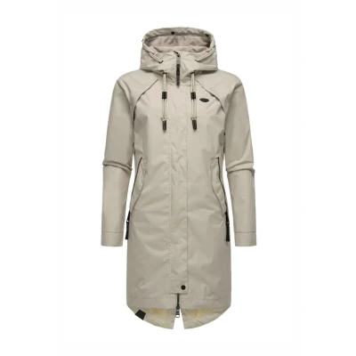 Abbildung von Ragwear Rejany Regenjacke / wasserabweisende Jacke, Damen, Größe: XS, Bone