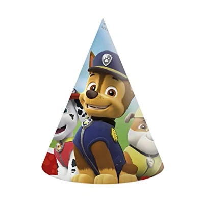 Abbildung von Paw Patrol spitzte Hüte 6 Stück