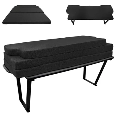 Abbildung von CHROMEMASTER Kompatibel mit VW T5 2003 2015 Multivan; Set: Faltbar Bett für Auto und Matratze, Faltmatratze; Multiflexboard Bettverlängerung Camper, Regal, Tisch; Zubehör den Wohnmobil
