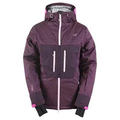 Abbildung von 2117 of Sweden Damen Eco Gefütterte Skijacke Huså, Dark Plum, 38