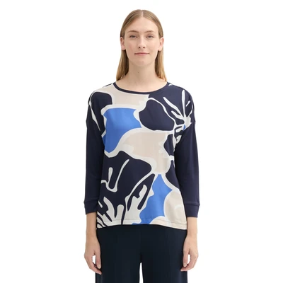 Abbildung von TOM TAILOR Langarmshirt mit Henley Ausschnitt
