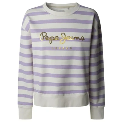 Abbildung von Pepe Jeans Damen Anna Sweatshirt, Violett (lila), S
