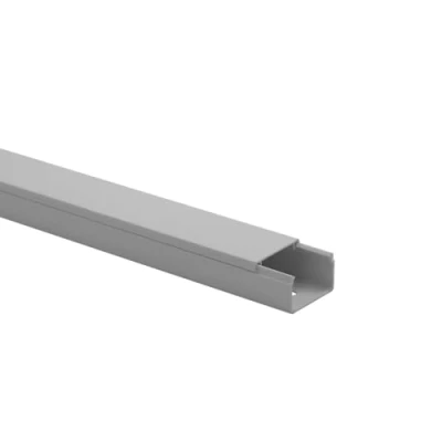 Abbildung von 10m KOMIB Kabelkanal/Kabelkanäle/Kabelführung Verschiedene Größen und Farben Schraubbar 5 x 2m Stangen (Grau Steingrau, 25 16 mm)