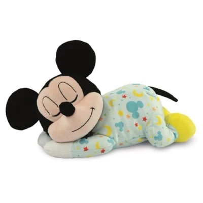 Abbildung von Clementoni® Plüschfigur Disney Baby, Schlafender Baby Mickey, mit Licht und Sound, Made in Europe