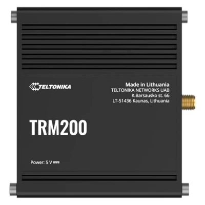 Abbildung von Teltonika TRM200000000, External, Black, Network, Power, Micro USB, CB, CE, EAC, UKCA, WEEE, 40 75 C