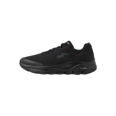 Abbildung von Skechers Herren Arch Fit Sneaker, Black Textile Synthetic Trim, 42.5 EU