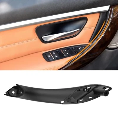Abbildung von TTCR II Kompatibel mit Türgriff Innen BMW 3er F30 F31 F34 F80 320i,328i,330i,335i,Kompatibel Links Vorne 4er F32 F33 F36 F83 428i,435i,M4 Linke Vordertür Griffverkleidung (Schwarz)