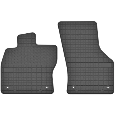 Abbildung von Gummimatten Vorne Gummi Fußmatten Satz für VW Volkswagen Golf VII (ab 2012) / Audi Q2 2016) A3 8V Seat Leon III Ateca 2017) Skoda Karoq 2 teilig Passgenau