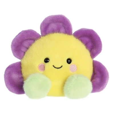 Abbildung von Aurora, 33778, Palm Pals Fallon Flower 5In, Soft Toy, Yellow &amp; Purple