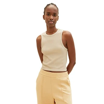 Abbildung von TOM Tailor Denim Top, Damen, Größe: L/XL, Dusty sand beige