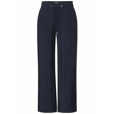 Abbildung von Street One WIDE LEG Stoffhose, Damen, Größe: 36x30, Blau