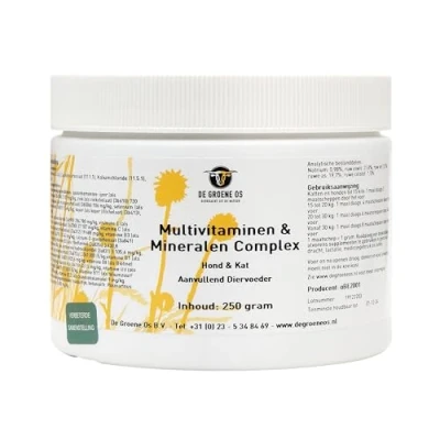 Abbildung von Groene Os Multivitamin Mineralstoffkomplex Hund/Katze 250g Nahrungsergänzung Vitamine &amp; Spurenelemente