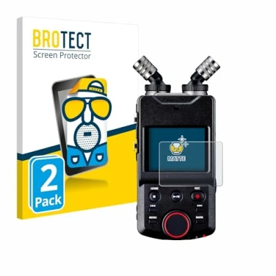 Abbildung von BROTECT Entspiegelungs Schutzfolie für Tascam Portacapture X6 (2 Stück) Matte Displayschutz Folie, Anti Reflex, Fingerprint