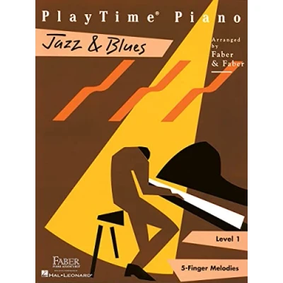 Abbildung von Faber Nancy &amp; Randall Playtime Jazz Blues Level 1 Piano BK (Playtime Piano): 1, 5 Finger Melodies