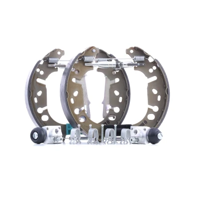 Abbildung von BOSCH 0 204 114 669 Bremsensatz, Trommelbremse mit Zubehör, Radbremszylinder OPEL: Adam, Corsa D Schrägheck, VAUXHALL: Mk3 Schrägheck