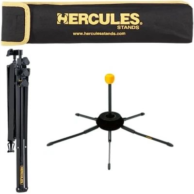 Abbildung von Hercules Trompetenständer, TravLite, Set mit Notenständer und Tasche
