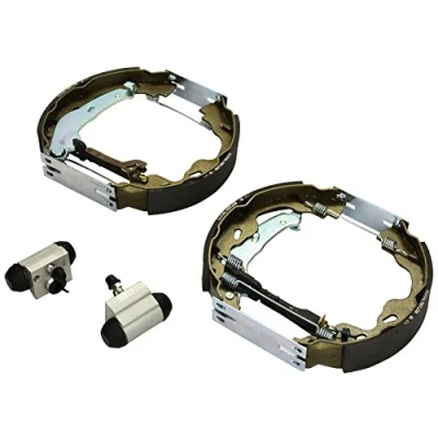 Abbildung von VALEO 554848 Bremsensatz, Trommelbremse Hinterachse mit Radbremszylinder CITROËN: C1 I, II, PEUGEOT: 107 Schrägheck, TOYOTA: Aygo