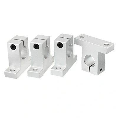 Abbildung von ARCELI 4 stücke SK8 8mm CNC Linear Motion Kugel Schlitten Einheiten Schiene Unterstützung Guide Wellenlager