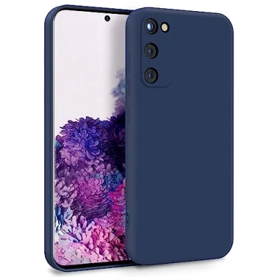 Abbildung von MyGadget Hülle für Samsung Galaxy S20 FE Zweilagige Handyhülle mit Kameraschutz Cover Innenfutter &amp; Silikon außen Dunkelblau