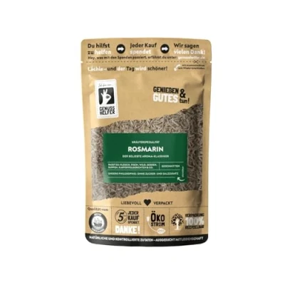 Abbildung von Bremer Gewürzhandel Rosmarin, geschnitten, getrockneter Rosmarin zum Kochen, Grillen und für Tee, 3 x 75g