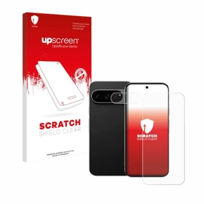 Abbildung von upscreen Schutzfolie für Google Pixel 9 Pro XL (Display+Kamera) Kristall klar, Kratzschutz, Anti Fingerprint