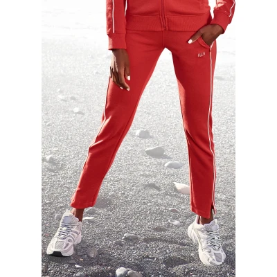 Abbildung von H.I.S Sweathose Jogginghose, Damen, Größe: 32/34, Rot