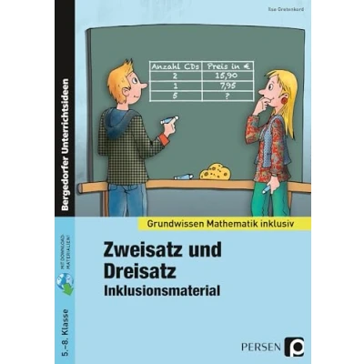 Abbildung von Zweisatz und Dreisatz Inklusionsmaterial: (5. bis 8. Klasse) (Grundwissen)