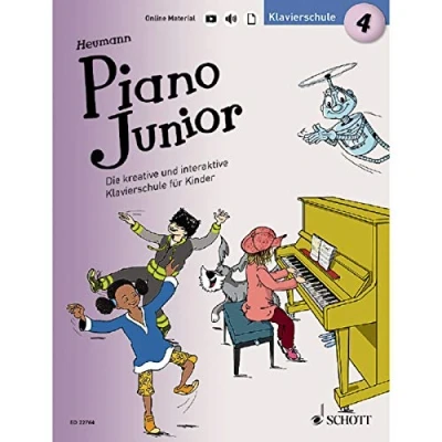 Abbildung von Piano Junior: Klavierschule 4: Die kreative und interaktive für Kinder. Band 4. Klavier. (Piano Junior deutsche Ausgabe, 4)