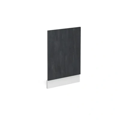 Abbildung von Vicco Frontblende R Line, Geschirrspüler Fronttür, Schwarz Beton/Weiß, 45 cm ohne Arbeitsplatte