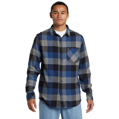 Abbildung von Quiksilver Motherfly Hemd, Herren, Größe: Small, Blue