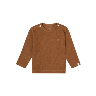 Abbildung von Noppies Natal Langarmshirt für Kinder, Größe: 44, Chipmunk melange