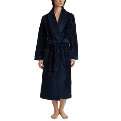 Abbildung von Calida COSY Shower Bademantel, Damen, Größe: 40/42, New dark lapis blue