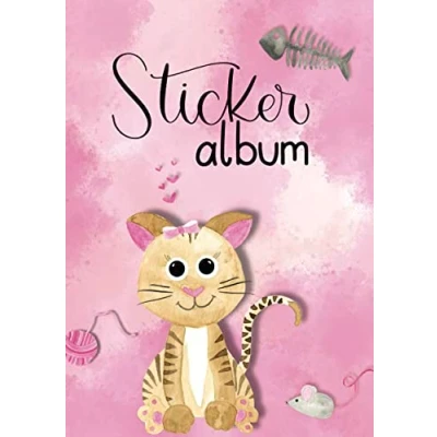 Abbildung von AVERY Zweckform Stickerbuch ZDesign KIDS Stickeralbum &quot;Katze&quot;, DIN A5