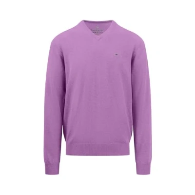 Abbildung von FYNCH HATTON Strickpullover, mit Logo auf der Brust