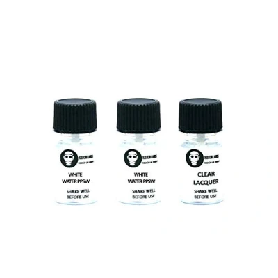 Abbildung von SD COLORS White Water PPSW Lackstift Reparatur Set, 15 ML, Pinsel mit Kratzabsplitterung, Farbcode (Farbe + Lack)