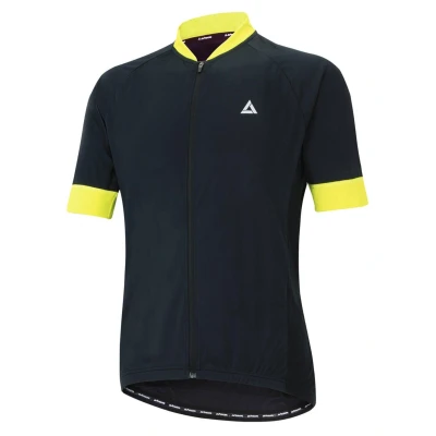 Abbildung von Herren Fahrradtrikot Kurzarm Comfot Line Schwarz Neon