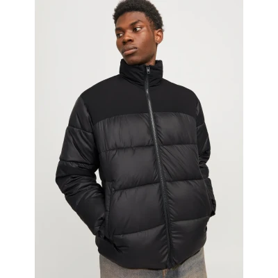 Abbildung von Jack &amp; Jones Jjmoon Stand Collar Puffer Winterjacke, Herren, Größe: XL, Black