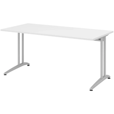 Abbildung von HAMMERBACHER Schreibtisch VBS16/W/S weiß