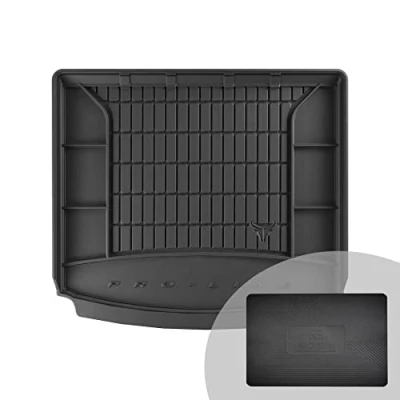 Abbildung von FROGUM ProLine 3D Gummimatte Exklusive Auto Kofferraummatte Kofferraumwanne für Renault Koleos II 2017 2023 Bequemer Organiser Die höchsten Kanten