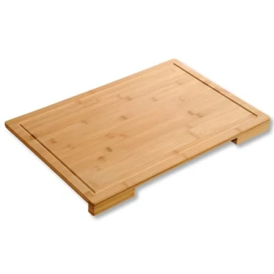Abbildung von KESPER® Schneidebrett Schneide und Tranchierbrett Bambusbrett 58,5 x 38,5 1,5 cm, besonders messerschonend hohe Schnittfestigkeit