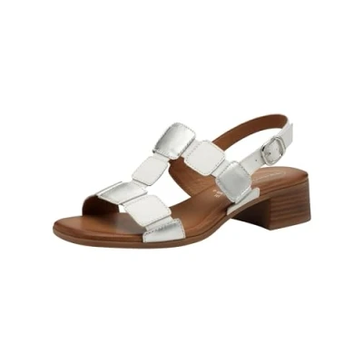 Abbildung von Tamaris Riemensandalette, Damen, Größe: 36, White silver Schuhe